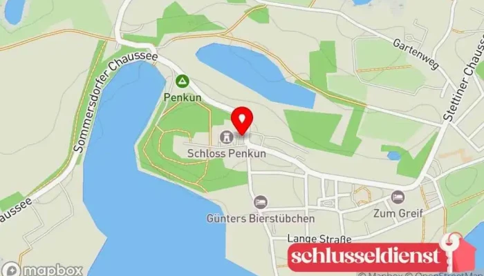 Karte von Schloss Penkun Museum, Sehenswürdigkeit in Penkun