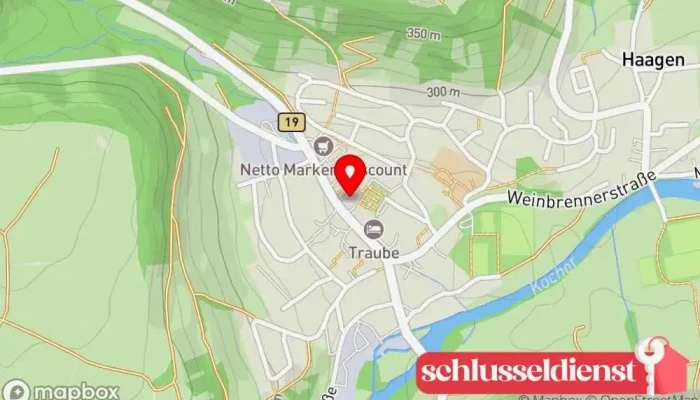 Karte von Schloss Senftenschlössle Schloss in Untermünkheim