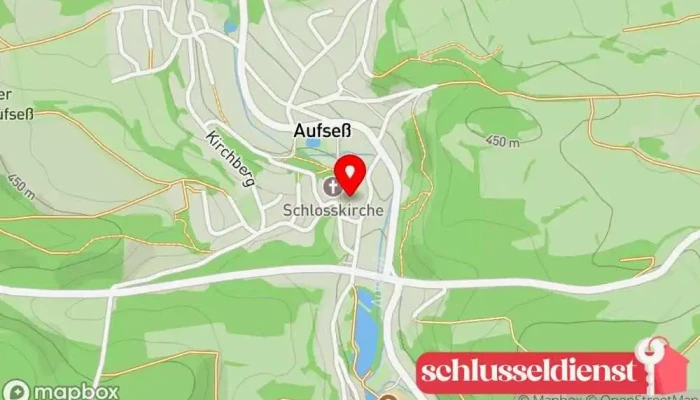 Karte von Schloss Unteraufsess Schloss in Aufseß