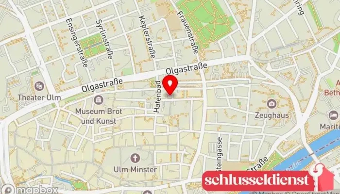 Karte von Schlosser Marcus Steuerberater Steuerberater in Ulm