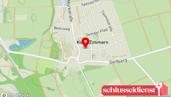 Karte von Schlosserei Bartel Metallbauunternehmen in Groß-Zimmern