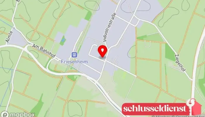 Karte von Schlosserei Cammerer Handwerk, Kranvermietung in Friesenheim