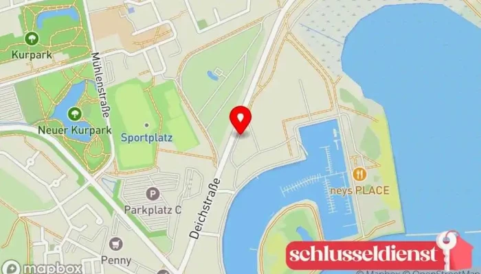 Karte von Schlosserei de Boer GmbH & Co. KG Metallwerkstatt in Norderney