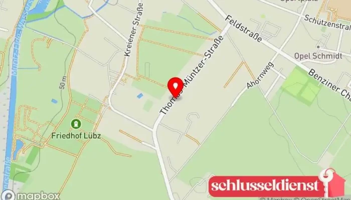 Karte von Schlosserei-dobbertin Inh.Manuel Tietz Vertriebsdienst in Lübz