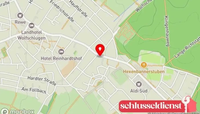 Karte von Schlosserei Feistel Metalloberflächenveredler in Wolfschlugen