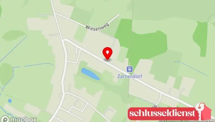 Karte von Schlosserei Grawe GmbH Metallwerkstatt in Zarrendorf
