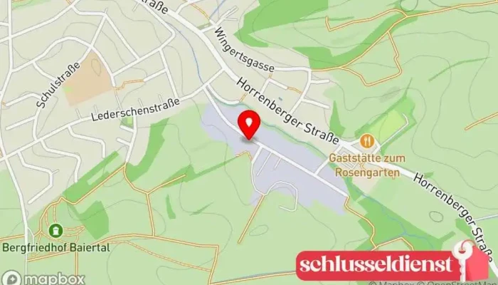 Karte von Schlosserei Huber PB GmbH Metallverarbeitungsunternehmen in Wiesloch