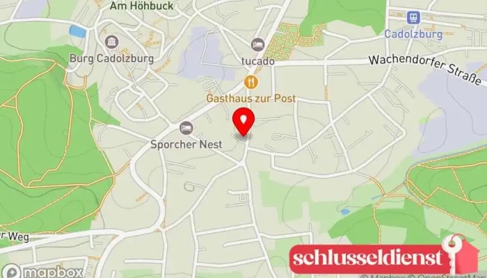 Karte von Schlosserei Hürner Thomas Schmied in Cadolzburg