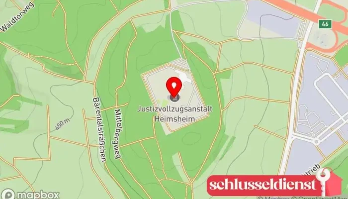 Karte von Schlosserei Metallwerkstatt in Heimsheim