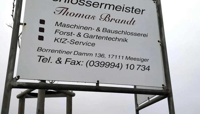 Schlosserei Kfz Service Brandt Alle - Meesiger
