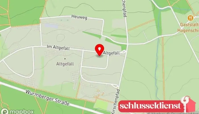 Karte von Schlosserei-Metallbau Leander Glaser Auftragnehmer in Pforzheim
