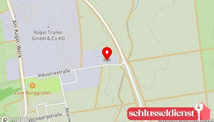 Karte von Schlosserei Scheichle GmbH Metallbauunternehmen, Markisenanbieter, Metallhandlung, Schweißbetrieb in Burtenbach