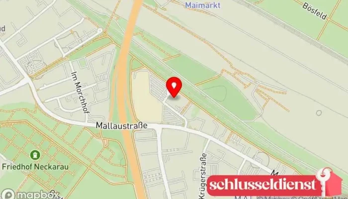 Karte von Schlosserei Thomas Rapp Metallwerkstatt in Mannheim