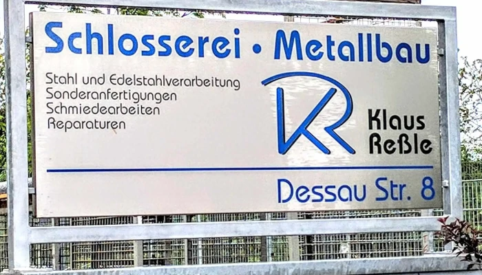 Schlosserei und Metallbau Reßle GmbH - Dessau-Straße 8