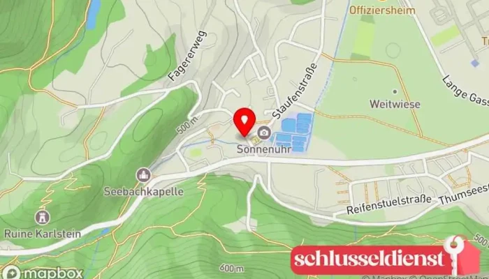 Karte von Schlosserei Walter Huber Metallbauunternehmen in Bad Reichenhall