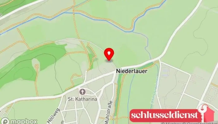 Karte von Schlosserei Weisenseel Metallbauunternehmen in Niederlauer