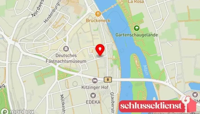 Karte von Schlosserei Wintzheimer Metallwerkstatt in Kitzingen