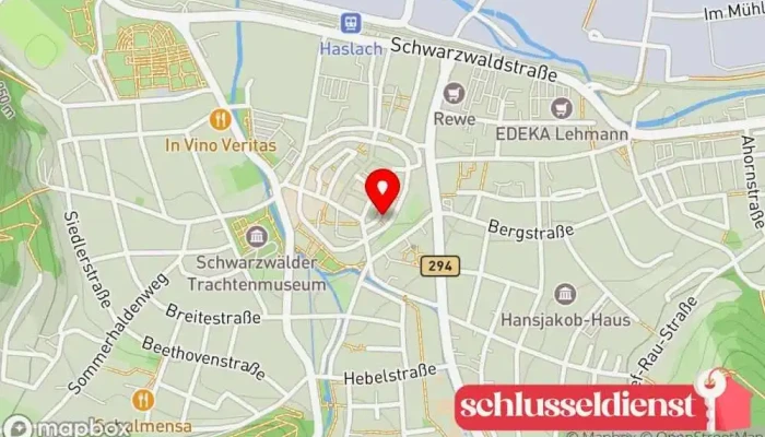 Karte von Schlosserkeller Bar in Haslach im Kinzigtal