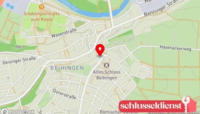 Karte von Schlosskelter Schloss in Freiberg am Neckar