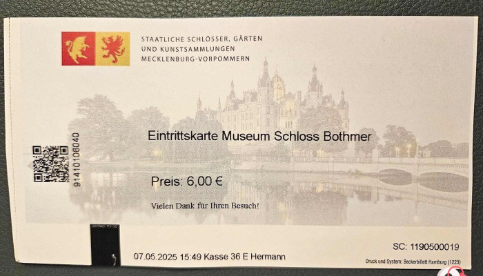 Schlossmuseum Schloss Bothmer -  Neueste - Klütz