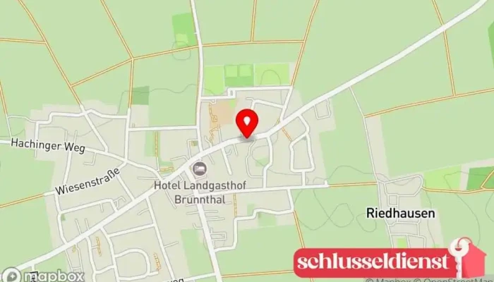 Karte von Schlossnikel Stephan Metallbauunternehmen in 85649 Brunnthal