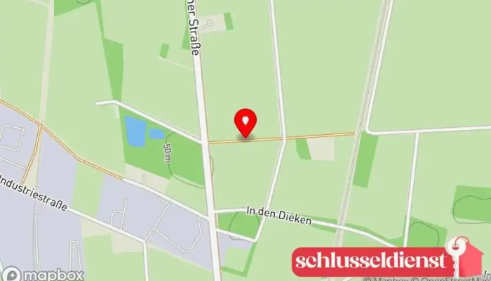 Karte von Schlüsseldienst Bohmte – Schnell & Preiswert Schlüsseldienst, Schlüsselnotdienst in Bohmte