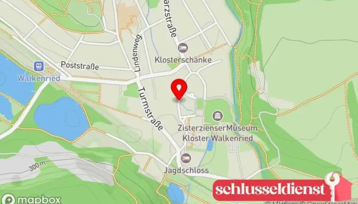 Karte von Schlüsseldienst Stricker Schlüsseldienst in Walkenried