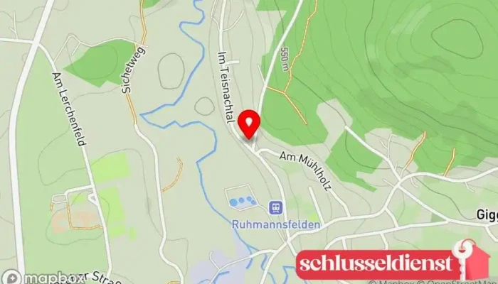 Karte von Schmiedekunst Haselmayr - Wir schmieden alles z.B.Ringe, Grabkreuze, Grabschmuck, Meissel, Kurse uvm. Infos www.haselmayr.de Schmied in Ruhmannsfelden