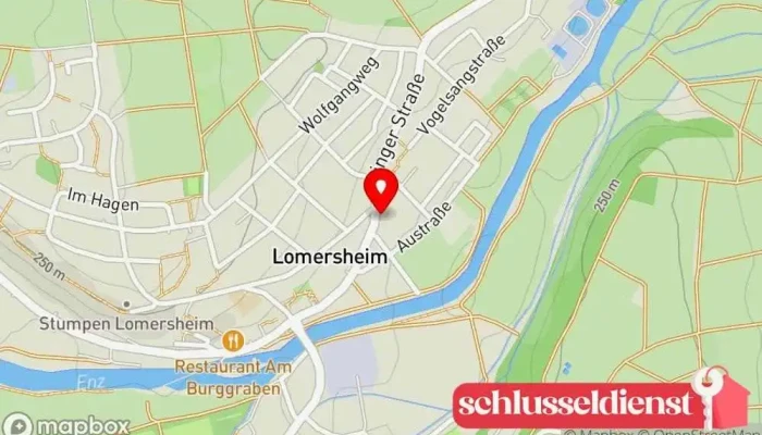 Karte von Schönthaler - Schlosserei & Industrie- und Anlagenschweisstechnik & Brennholzverkauf Schweißbetrieb in Mühlacker