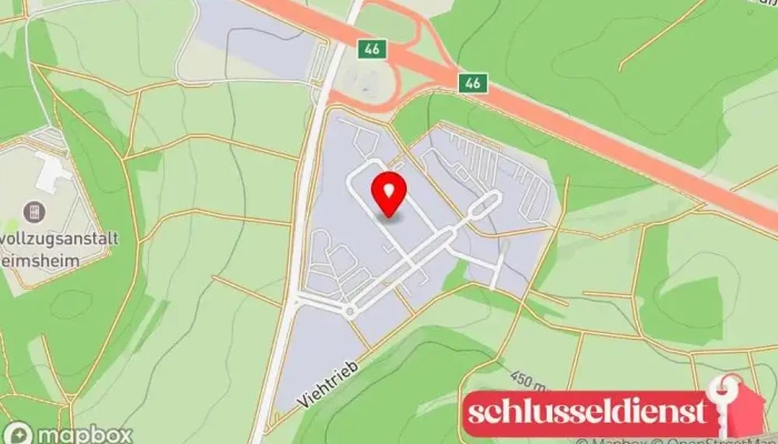 Karte von SCS-Metall GmbH Metallverarbeitungsunternehmen in Heimsheim