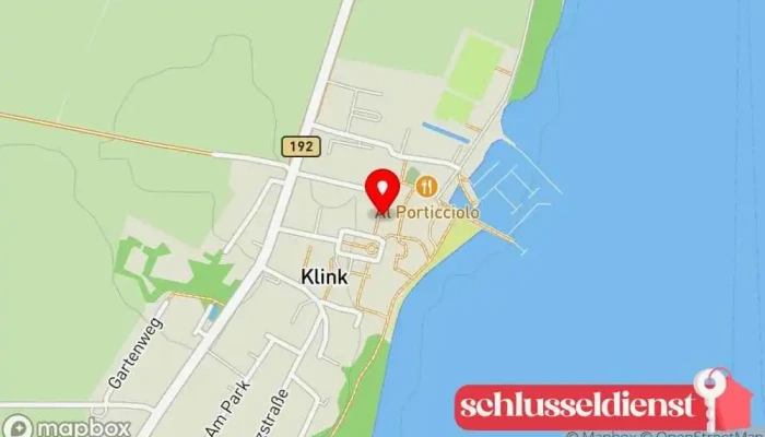 Karte von Seeresidenz Klink Apartmenthaus in Klink