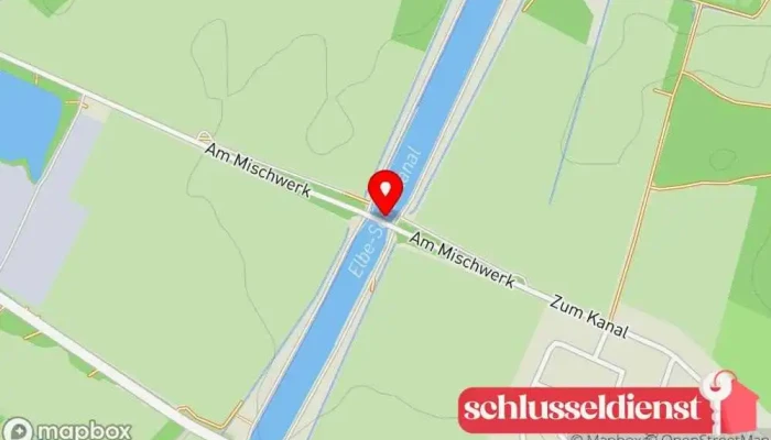 Karte von Sicherheitstor Osloß Sehenswürdigkeit in Osloß