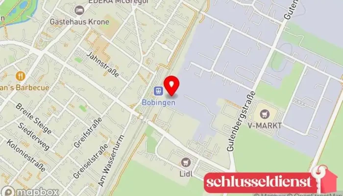 Karte von Singold Stahlbau GmbH Stahlbauunternehmen in Bobingen