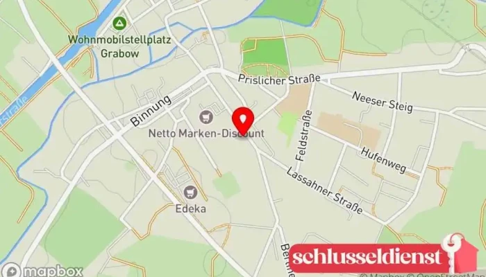 Karte von Sohst Metall- u. Stahlbau GmbH | Grabow Metallbauunternehmen, Metallbauer, Metallverarbeitungsunternehmen, Geländeranbieter, Stahlbauunternehmen, Stahlbauer, Schweißbetrieb in Grabow