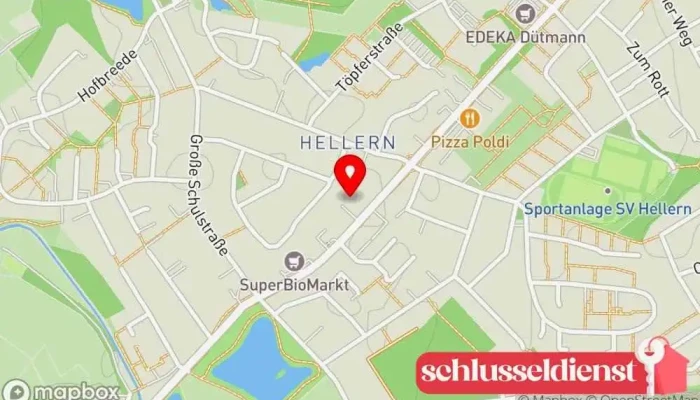Karte von Sonnenschutz und Metalltechnik Fiege GmbH Markisenanbieter, Jalousiengeschäft, Metallbauer in Osnabrück