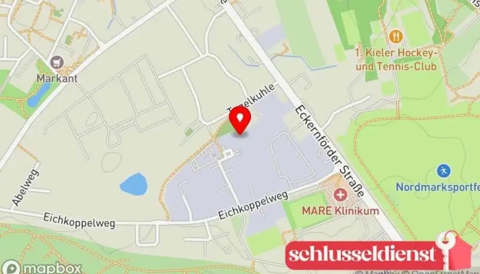 Karte von Spachmann Engineering Metallbe- und Verarbeitungs GmbH Metallbauunternehmen in Kronshagen