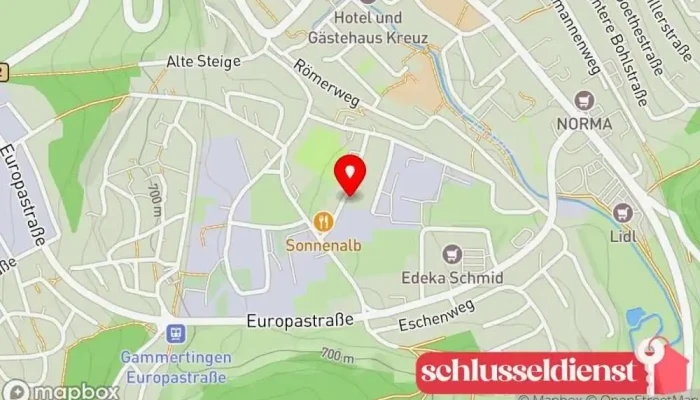 Karte von StadlerTreppen GmbH & Co. KG NL Gammertingen Treppenbauunternehmen in Gammertingen