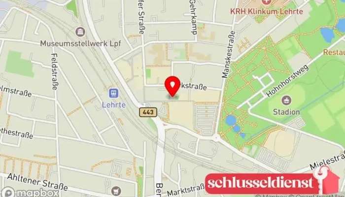 Karte von Städtische Galerie / Alte Schlosserei Lehrte Kunstgalerie in Lehrte