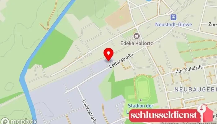 Karte von Stahl- & Metallbau Nitschkowski GmbH | Neustadt-Glewe Metallbauunternehmen, Metallbauer, Betrieb für Fassadenverkleidungen, Treppenbauunternehmen, Stahlbauunternehmen in Neustadt-Glewe