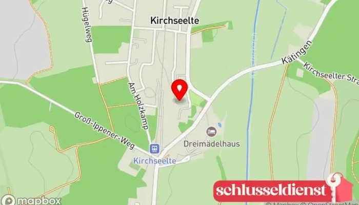 Karte von Stahl Garten- und Landschaftsbau GmbH Landschaftsgestalter in Kirchseelte