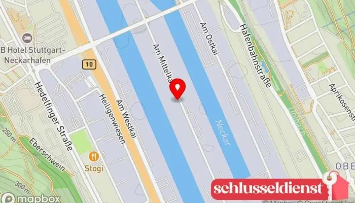 Karte von Stahlbau Heil GmbH & Co. KG Bauunternehmen, Metallbauunternehmen, Stahlbauunternehmen in Stuttgart