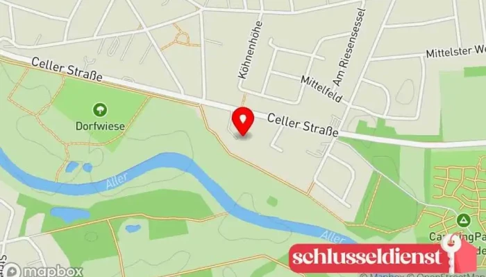 Karte von Stahlbau Herrmann GmbH Stahlbauunternehmen, Metallbauunternehmen, Metallwerkstatt in Winsen (Aller)