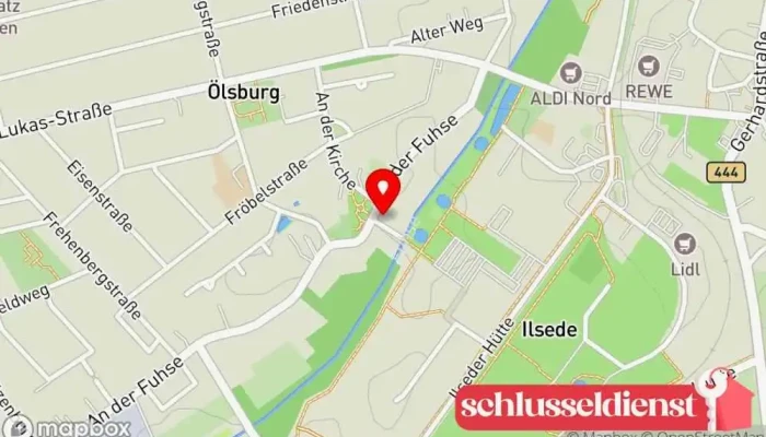 Karte von Staku GmbH Schlossereifach- betriebe Kunstschmiede Metallwerkstatt, Schlüsseldienst in Ilsede