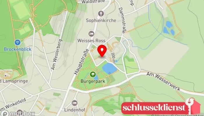 Karte von Standesamt Lamspringe Behörde in Lamspringe