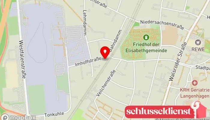 Karte von Stein Metallbau Metallbauunternehmen in Langenhagen