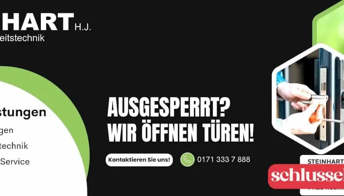 Steinhart H.j. Schlüsseldienst - Schließ-/ Sicherheitstechnik, Rednitzhembach - 91126 Rednitzhembach