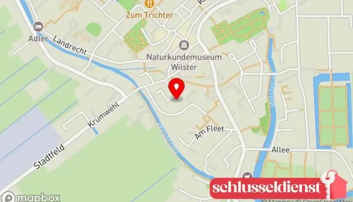 Karte von Stelzer & Sohn, Georg Metallbauunternehmen in Wilster