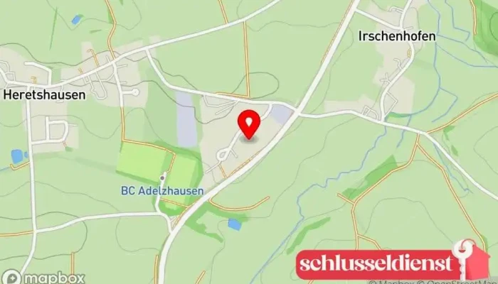 Karte von Sulzer Metallverarbeitung GmbH Metallverarbeitungsunternehmen in Adelzhausen