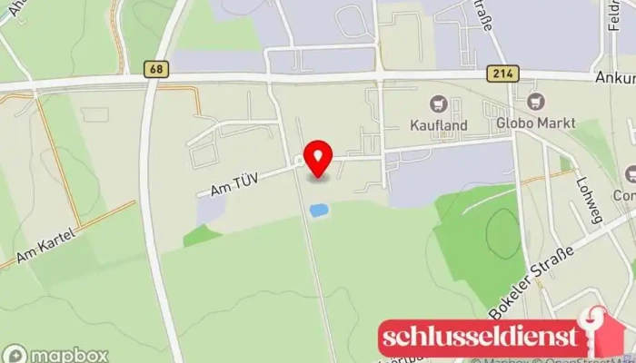 Karte von S+W Alubau GmbH Metallbauunternehmen in Bersenbrück