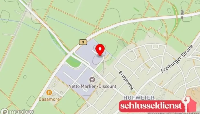 Karte von Thomas Duregger Schlosserei Metallwerkstatt in Hohberg